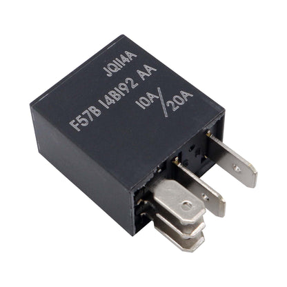 HiSport Relay F57B14B192AA RY612 19290 10A/20A 12VDC 5Pins Automotive A/C Clutch Relay Compatible with Ford, Toyota, Cadillac, 2PCS
