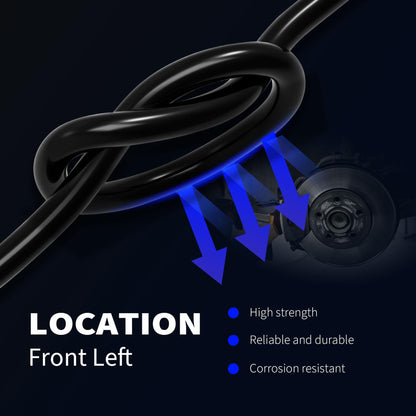 HiSport Front Left ABS Wheel Speed Sensor ALS2199 20811372 2PCS Compatible with Chevrolet Equinox LS LT 2010-2017 Replacement for GMC Terrain SLE SLT