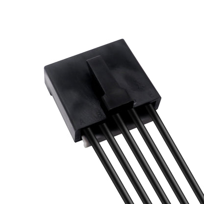 HiSport WPT1285, 645-512 Blower Motor Resistor Connector Wire Harness Pigtail AC Fan Blower 5 Wire Assembly Compatible with Ford Fusion 2010-2015, Lincoln MKZ Mercury Milan