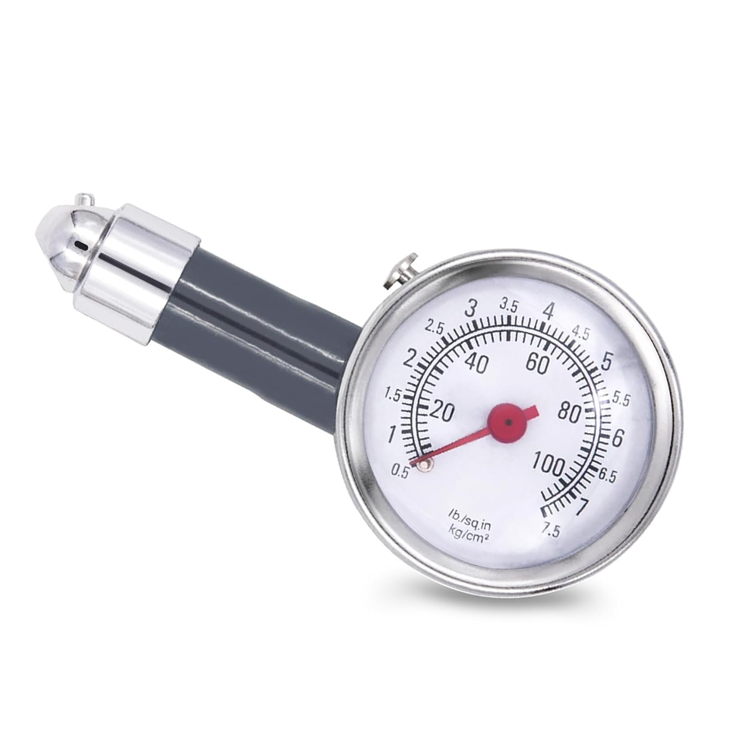 HISports Reifendruckmesser, Luftdruckmesser, Manometer, Druckluft, Auto-Reifendruckmesser, Kompatibel mit PKW, LKW, Fahrrad-Manometer