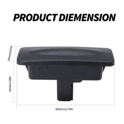HiSport 81260-A5000 New Trunk Lid Lock Handle Button Compatible with 2013-2017 Hyundai Elantra GT 1.8L,2014-2017 Hyundai Elantra GT 2.0L Hatchback,2007-2020 Hyundai I30 Replacement for 81260A5000