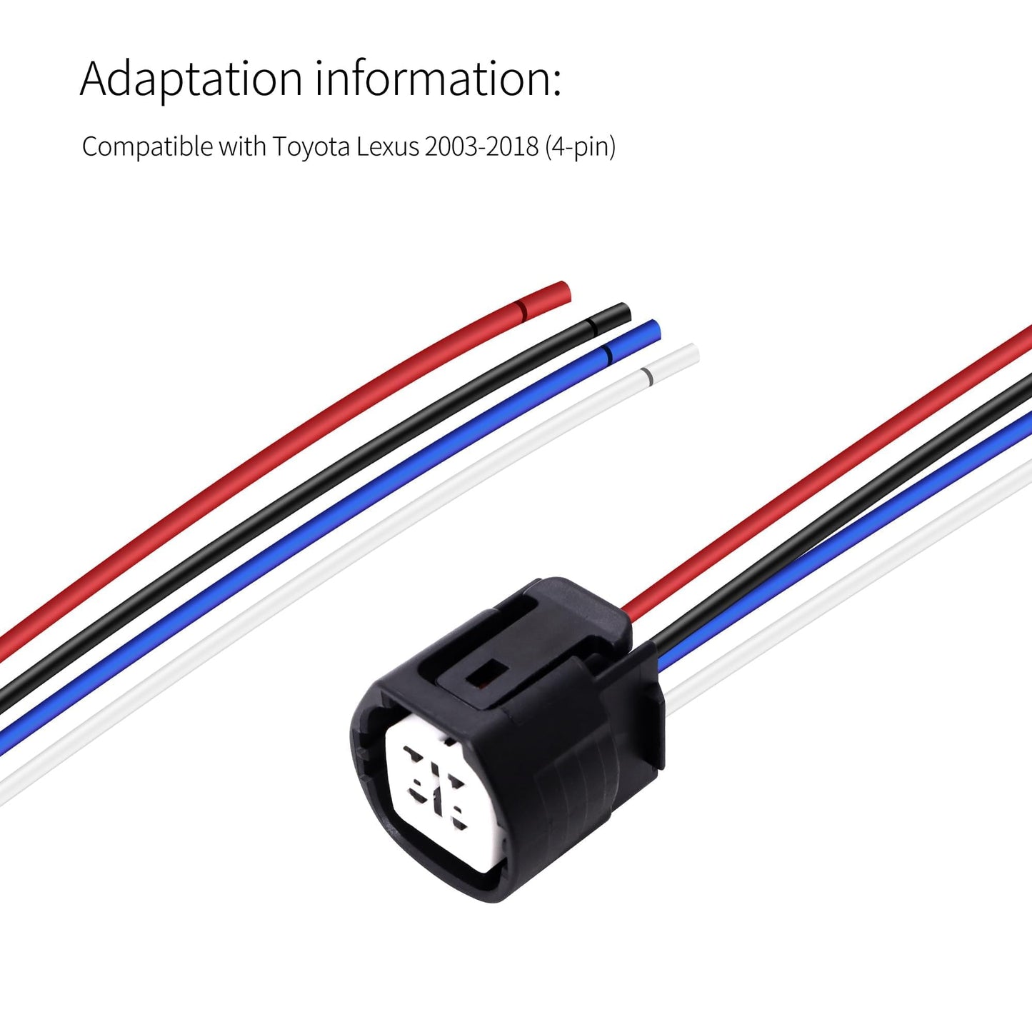 HiSport 27060-0P030 Alternator Regulator Connector Compatible with Toyota FJ Cruiser 2007-2009, Tacoma 2005 2006 2007 2008 2009 2010 2011 2012 2013 2014 2015, Tundra 2005-2010 Replace 210-0608