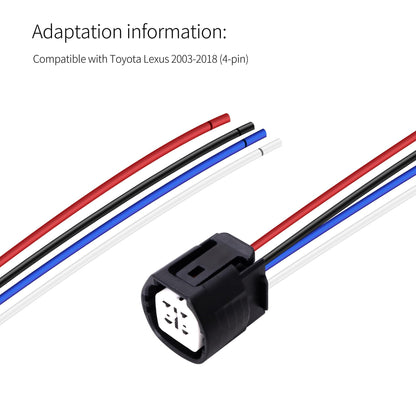 HiSport 27060-0P030 Alternator Regulator Connector Compatible with Toyota FJ Cruiser 2007-2009, Tacoma 2005 2006 2007 2008 2009 2010 2011 2012 2013 2014 2015, Tundra 2005-2010 Replace 210-0608