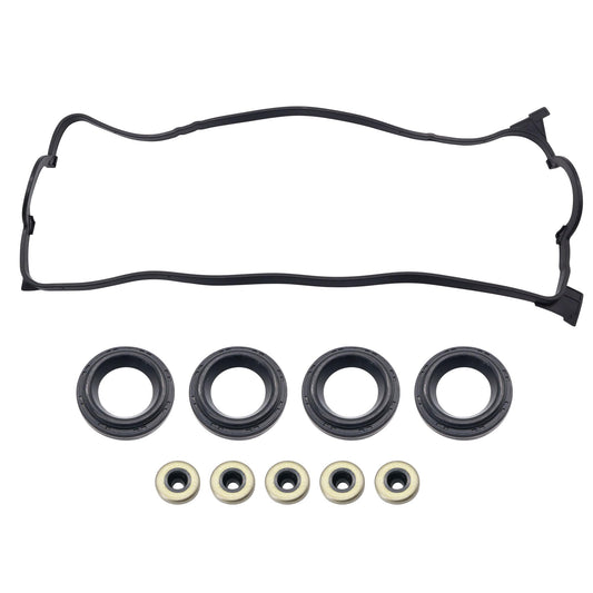 HiSport Valve Cover Gasket Set - Compatible with Acura 1997-2000 EL. Compatible with Honda 1992-2000 Civic 1.5L Honda 1993-1997 Civic del Sol - Replace VS50499R