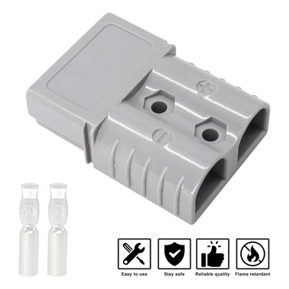 HiSport 120A Battery Quick Connect 120Amp 600V Compatible with Anderson Connector Plug, Battery Quick Disconnect Kit, Winch Quick Connect Wiring 2PCS