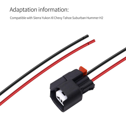 HiSport 645-134 ABS Wheel Speed Sensor Connector Compatible with Buick, Cadillac CT4, CT5, CT6, Escalade, XT4, Chevrolet, Chrysler, Dodge, Ford, GMC, Jeep, Lincoln, Ram 1500, 2500, 3500, 4500, 5500