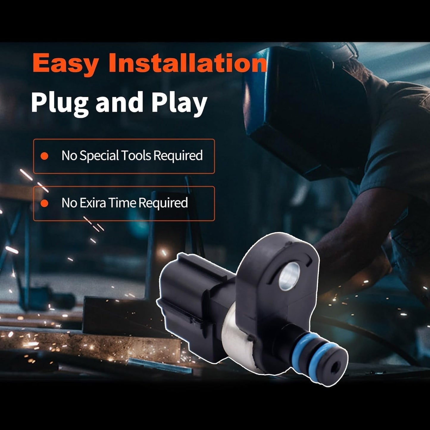 HiSport 4799758 Transmission Governor Pressure Sensor - Compatible with Dodge Jeep Chrysler Ram Mitsubishi 1999-2021 - Replaces 4799758AB 4799758AD 4799758AF 5016222AA