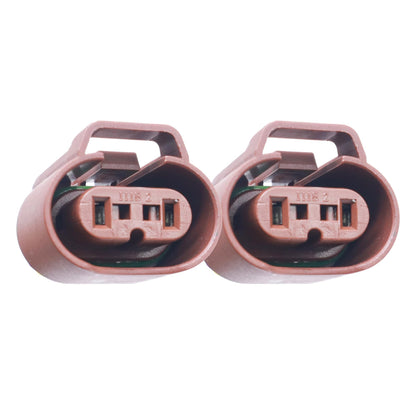 HiSport 9006 Headlight Plug Female Adapters Connector Wiring Harness Sockets Wire Plug Pigtails Compatible with High/Low Beam Or Fog Lights Use Replacement for OE 9006 HB4 (Pack of 2)