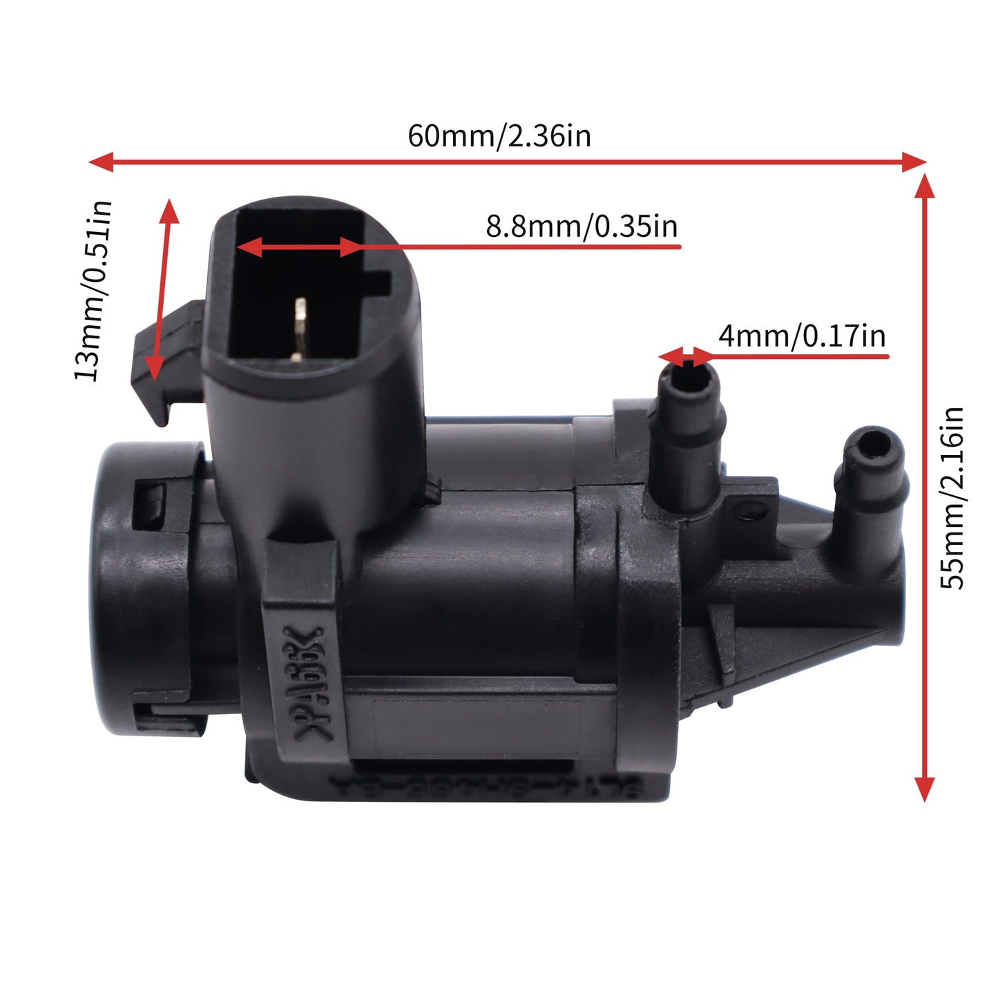 HiSport 7L1Z-9H465-B 4X4 4WD Vacuum Solenoid Purge Valve Locking Hub - Compatible with Ford Lincoln 1994-2018 - Replaces 9L14-9H465-BA 6L3Z-9H465-A