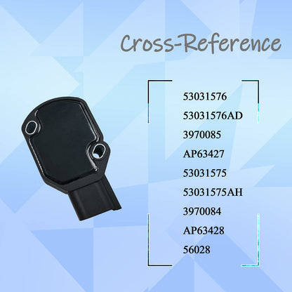 HiSport Throttle Position Sensor TPS - Compatible with Dodge Ram 2500, 3500 1998-2004 - 5.9L Replace 53031576AD,53031575,5015186AA Cummins Engine 98, 99, 01, 00, 02, 03, 04