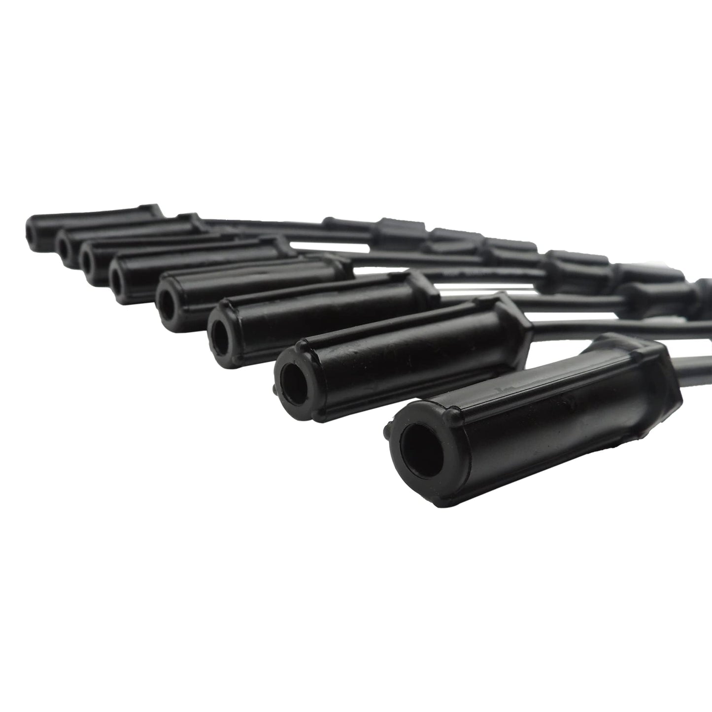 HiSport Spark Plug Wire Set WGM48 (7MM) 9748UU 19297035 Compatible with 1999-2012 Cadillac Escalade Chevy Silverado Suburban Tahoe GMC Sierra Yukon, Replaces 88862385 88862122 19351571