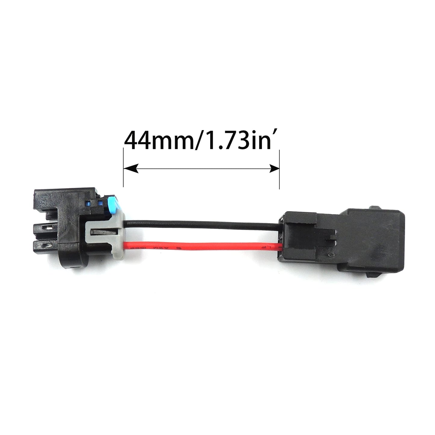 HiSport Injector PnP Adaptors Plugs Compatible with LQ4 LQ9 4.8 5.3 6.0 Injectors into LS1 LT1 EV1 wiring Harness Connectors 8Pcs Replace 17113553 25317628