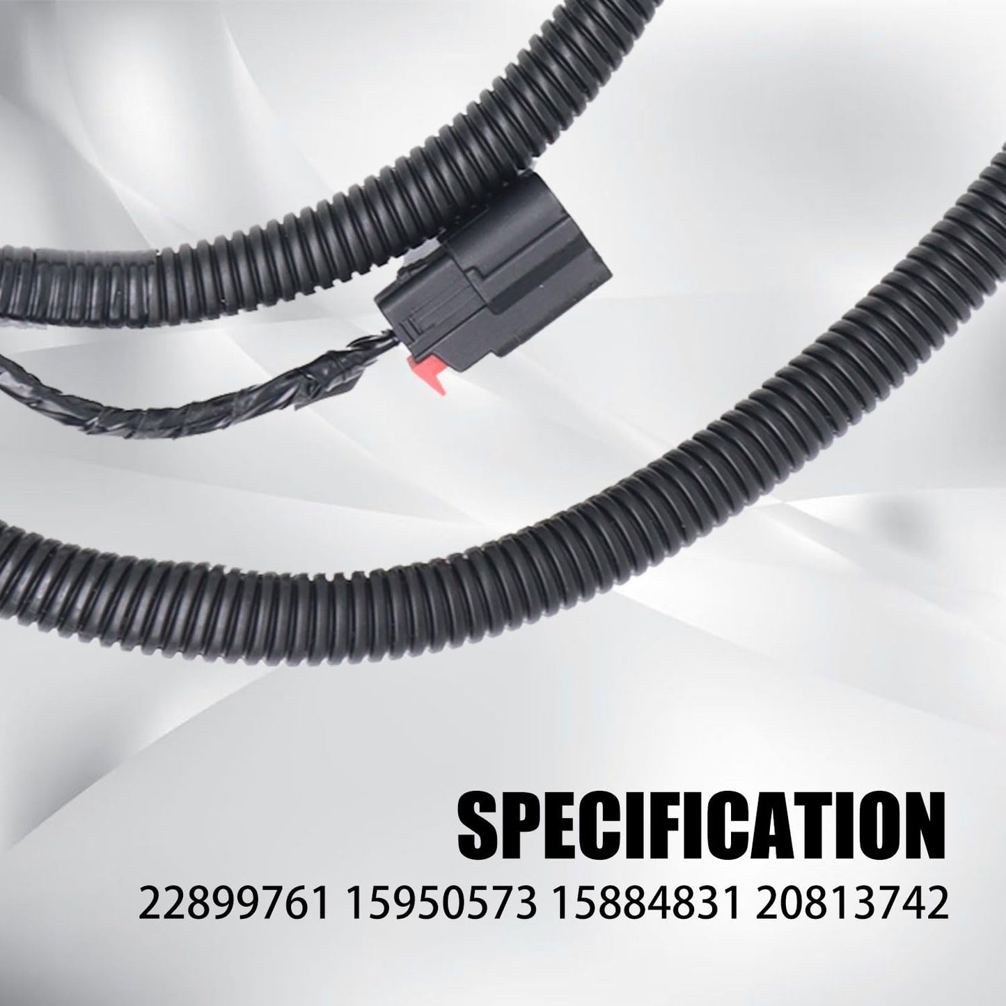 HiSport 22899761 Rear Back Up Sensor Wire Harness - Compatible with Cadillac Escalade Compatible with Chevy Suburban 1500 Suburban 2500 Tahoe Compatible with GMC Yukon XL 1500 Yukon XL 2500 2007-2014