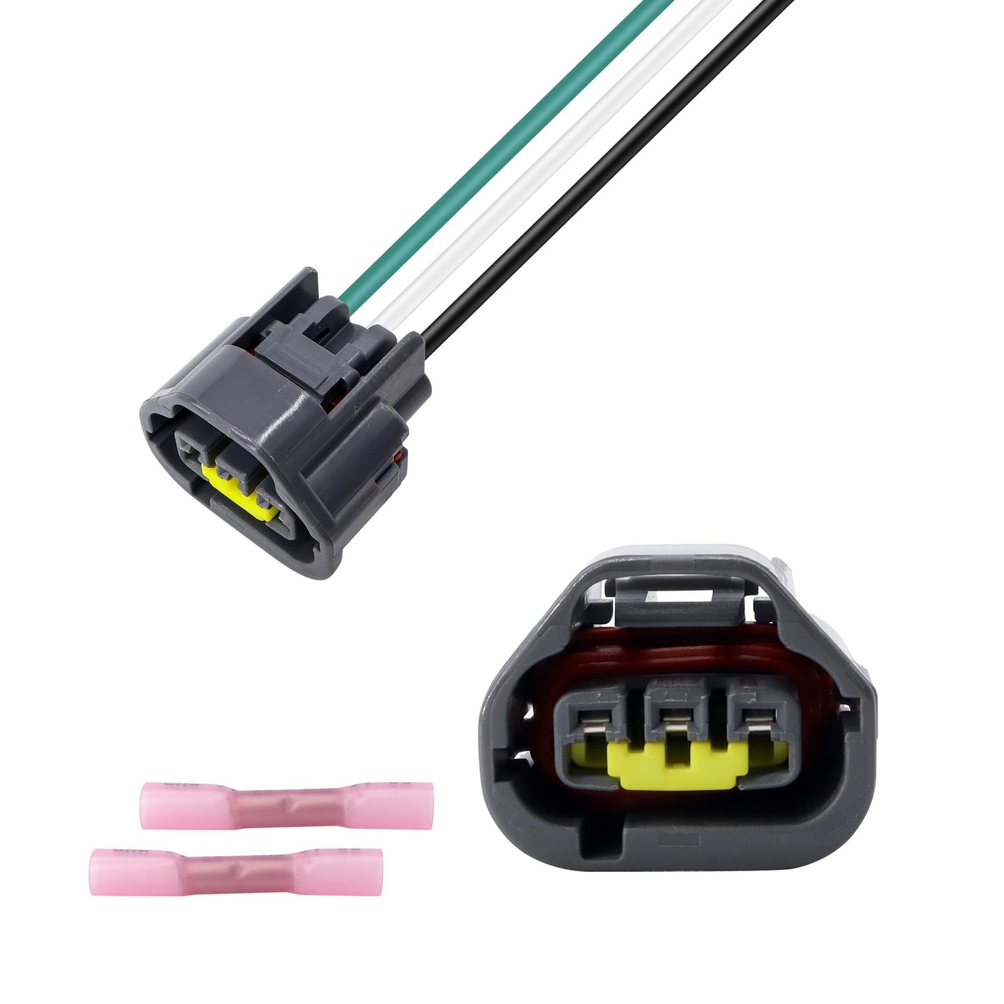 HiSport Camshaft Position Sensor Connector Wiring Harness 5019962AA Compatible with Dodge Ram 1500 2500 3500, B1500 B2500 B3500, Replacement for Jeep Grand Cherokee, Chrysler 300, S-2099 S2099