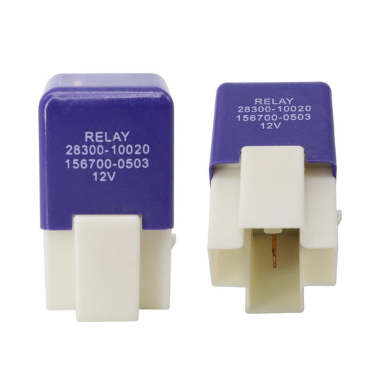 HiSport 28300-10020 Relay 4 Pins Starter Relay Compatible with Toyota Camry Corolla Lexus, 156700-0503 2PCS