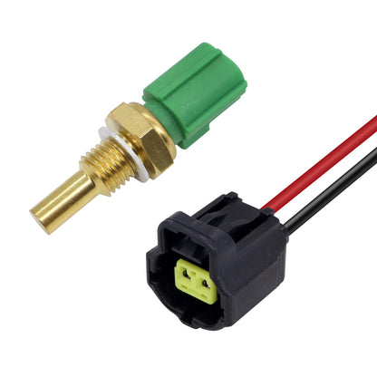 HiSport Engine Coolant Temperature Sensor with Connector Pigtail Harness 89422-20010 - Compatible with Toyota 4Runner Avalon Camry Corolla Highlander Land Cruiser Matrix Rav4 Sienna Lexus Mazda
