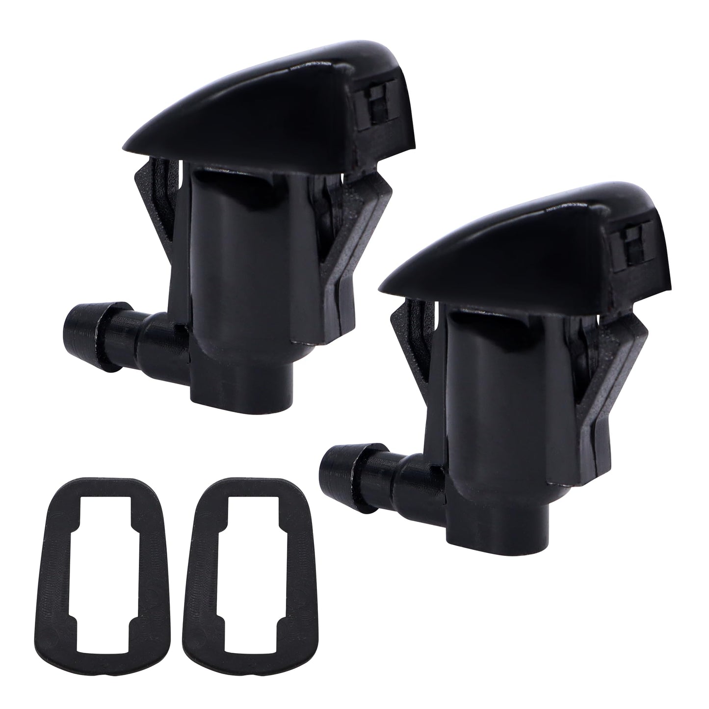 HiSport 85381-AE020 Windshield Sprinkler Wiper Nozzle - Compatible with Toyota Sienna 2003-2010 Solara 2004-2008 - (Two Side)
