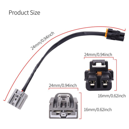 HiSport 1575221 Blower Motor Connector Compatible with Cadillac Escalade,Chevrolet Avalanche, Silverado 1500 2500 3500, Suburban 1500 2500, Tahoe, GMC Sierra 1500 2500 3500, Yukon XL 1500 2500