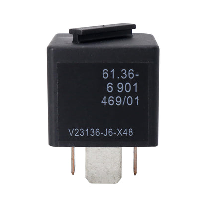 HiSport 12VDC 4 Pin Automotive Power Relay Multi Use V23136-J6-X48 61366901469 for E90 E91 E92 E93 CAS Module Compatible with BMW Cooper