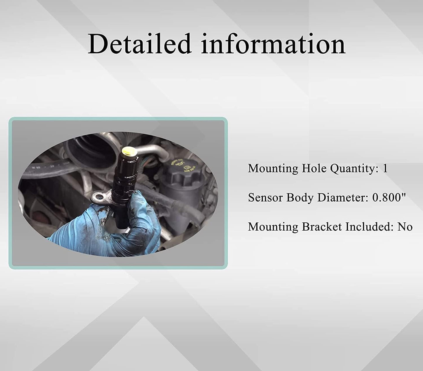 HiSport 12588992 2PCS Crankshaft Position Sensor Compatible with Buick Lacrosse Regal Verano, Chevrolet Chevy Captiva Cobalt Equinox HHR Impala, GMC Terrain, Pontiac G5, Saturn Aura