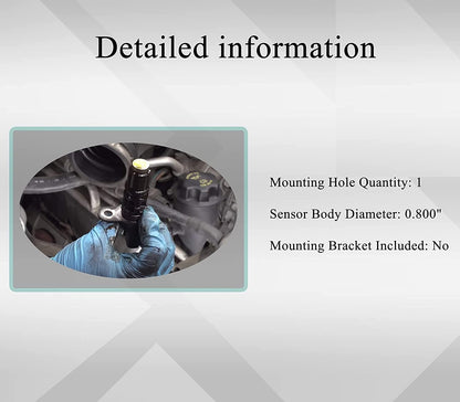 HiSport 12588992 2PCS Crankshaft Position Sensor Compatible with Buick Lacrosse Regal Verano, Chevrolet Chevy Captiva Cobalt Equinox HHR Impala, GMC Terrain, Pontiac G5, Saturn Aura