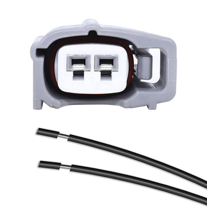 HiSport Fuel Injector Connectors 23250-22020 23250-22070 Socket Plugs with Pigtail Harness Wires EV1, EV6, EV14, Compatible with Toyota