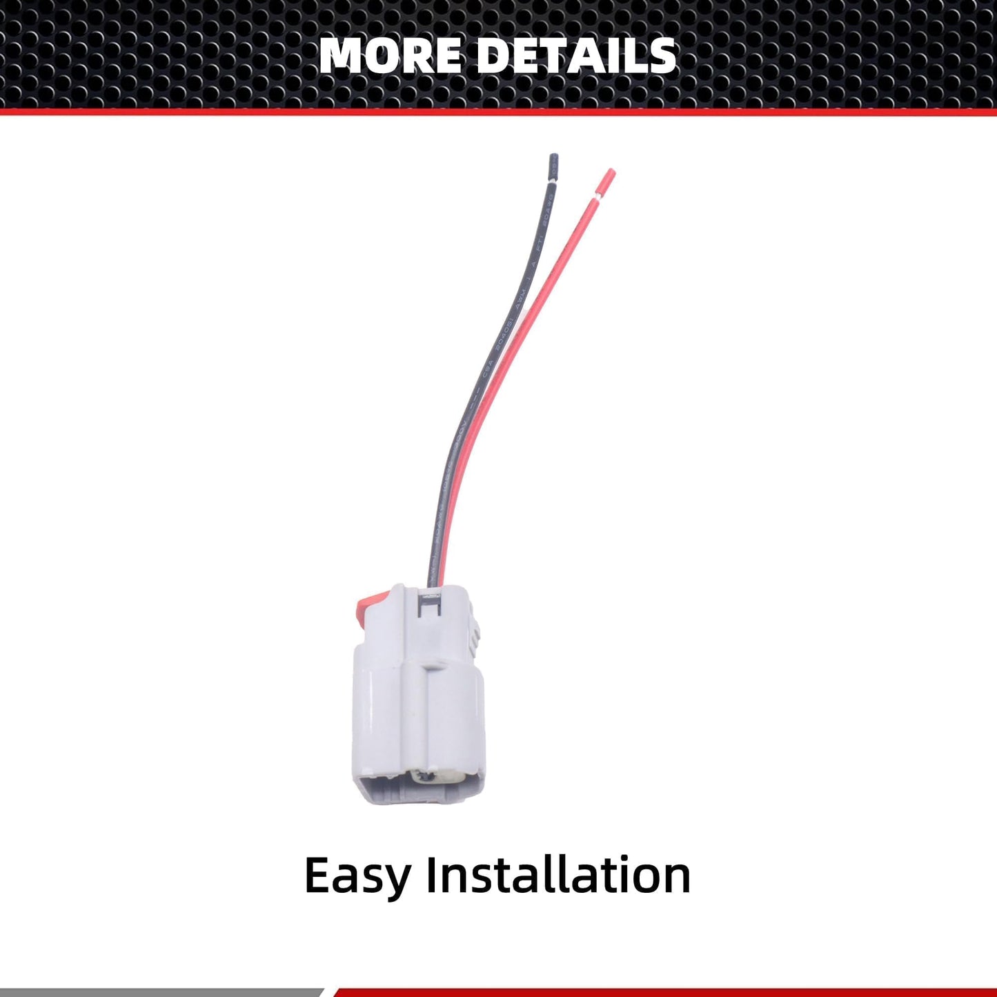 HiSport AU2Z14S411AGA Ambient Air Temperature Sensor Connector Compatible with Ford Bronco Sport Edge Escape F-150 250 350 450 550 650 750 Mustang Ranger, Lincoln MKC MKT MKZ Navigator