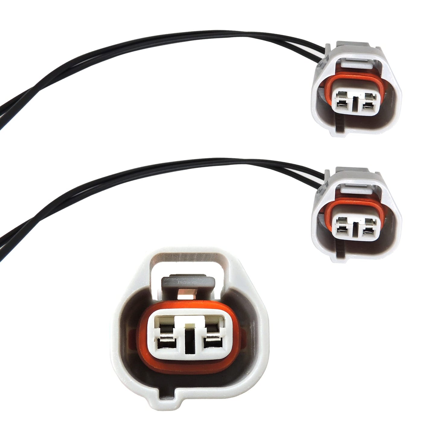 HiSport 645-673 Vapor Canister Purge Valve Connector Wiring Harnesses 88974056 Side Marker Pigtail Connector Harness Replacement for Toyota Lexus Camry Prius rav4 2pcs