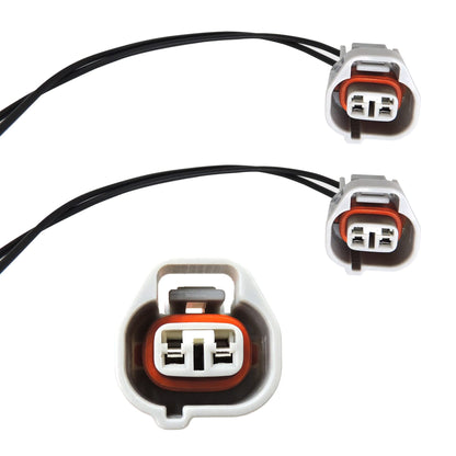 HiSport 645-673 Vapor Canister Purge Valve Connector Wiring Harnesses 88974056 Side Marker Pigtail Connector Harness Replacement for Toyota Lexus Camry Prius rav4 2pcs