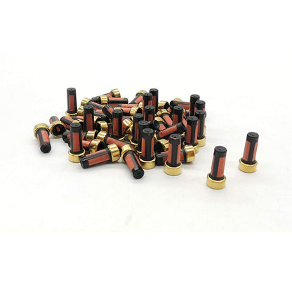 HiSport Fuel Injector Seal Kits Filter Baskets Universal Repair Set CF105B 6mm x 3mm x12mm [50 Set]