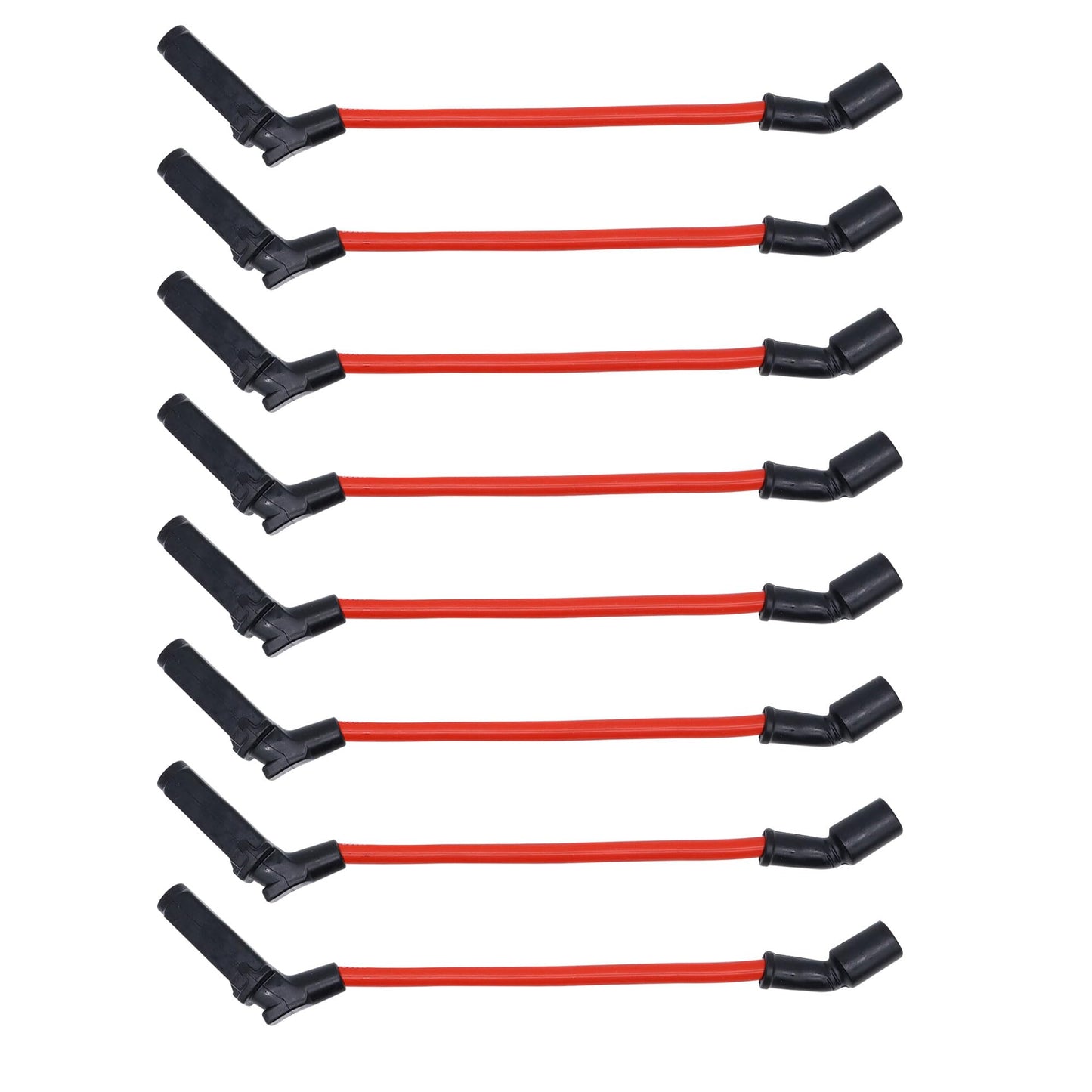 HiSport Spark Plug Wire Set -89018056 Compatible with GMC 2005-2012,Compatible with Cadillac Escalade 2007-2012, Corvette2005-2012,Express 1500 2018-2012,Silverado 2500 HD 2007-2012 & More