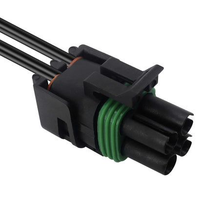 HiSport Idle Air Control Valve Connector 4 Pin 4 Way 18AWG Compatible with Chrysler, Dodge, Jeep, Plymouth S555 PT127 PT2300 12085506 88862219 S555 1P1047 85112 S555