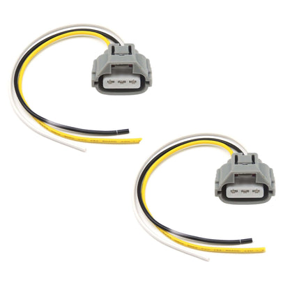 HiSport 3-Wire Front Turn Signal Wiring Connector Plug Pigtail Wire Harness Compatible with Toyota Camry Tacoma Tundra Replacement for 90075-60060 9007560060, 2PCS