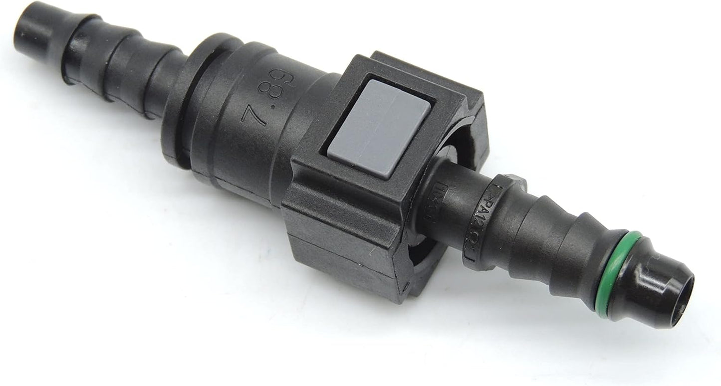 HiSport 5pcs Male Connector - Fuel Line Hose Straight Quick Release 7.89mm ID6 for Auto