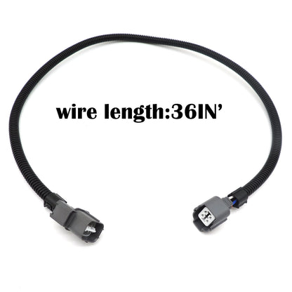 HiSport Extension Harness 36'' 4 Wires for Upstream Downstream O2 Oxygen Sensor Compatible with Honda Acura Civic Integra Prelude