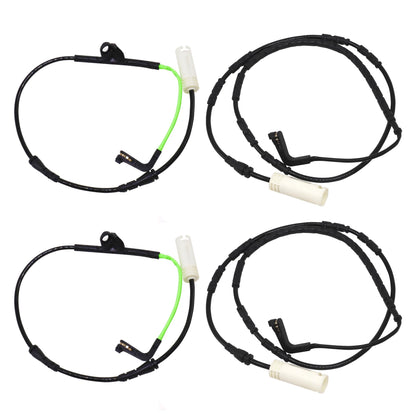 HiSport Front and Rear Brake Pad Wear Sensor 34356789440 + 34356789445 Compatible with BMW E81 E87 E82 E88 E90 E91 E92 E93 (2 Sets/4 PCS)