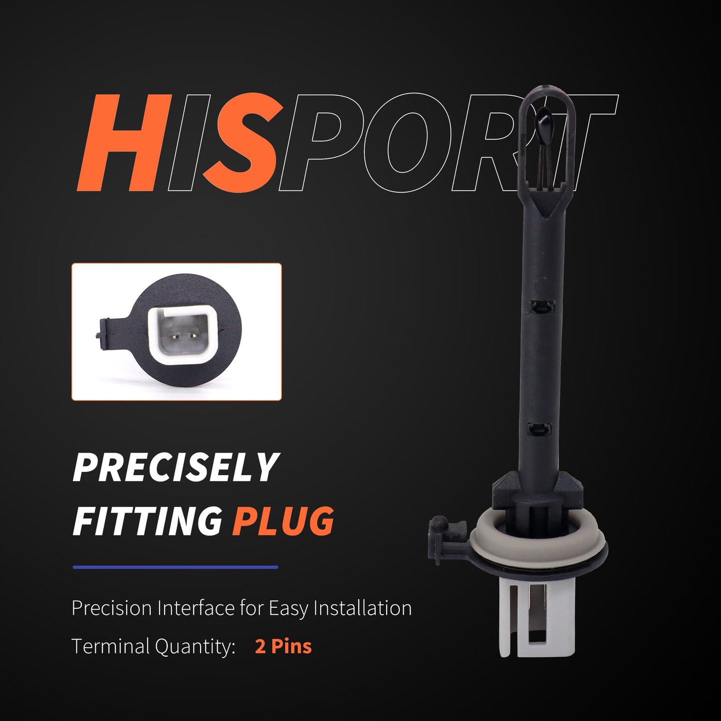 HiSport Heater Core Evaporator Temperature Sensor 27723-4BU0A - Compatible with Nissan Rogue Sport 2018-2022 Rogue 2014-2020 - Replace 277234BU0A