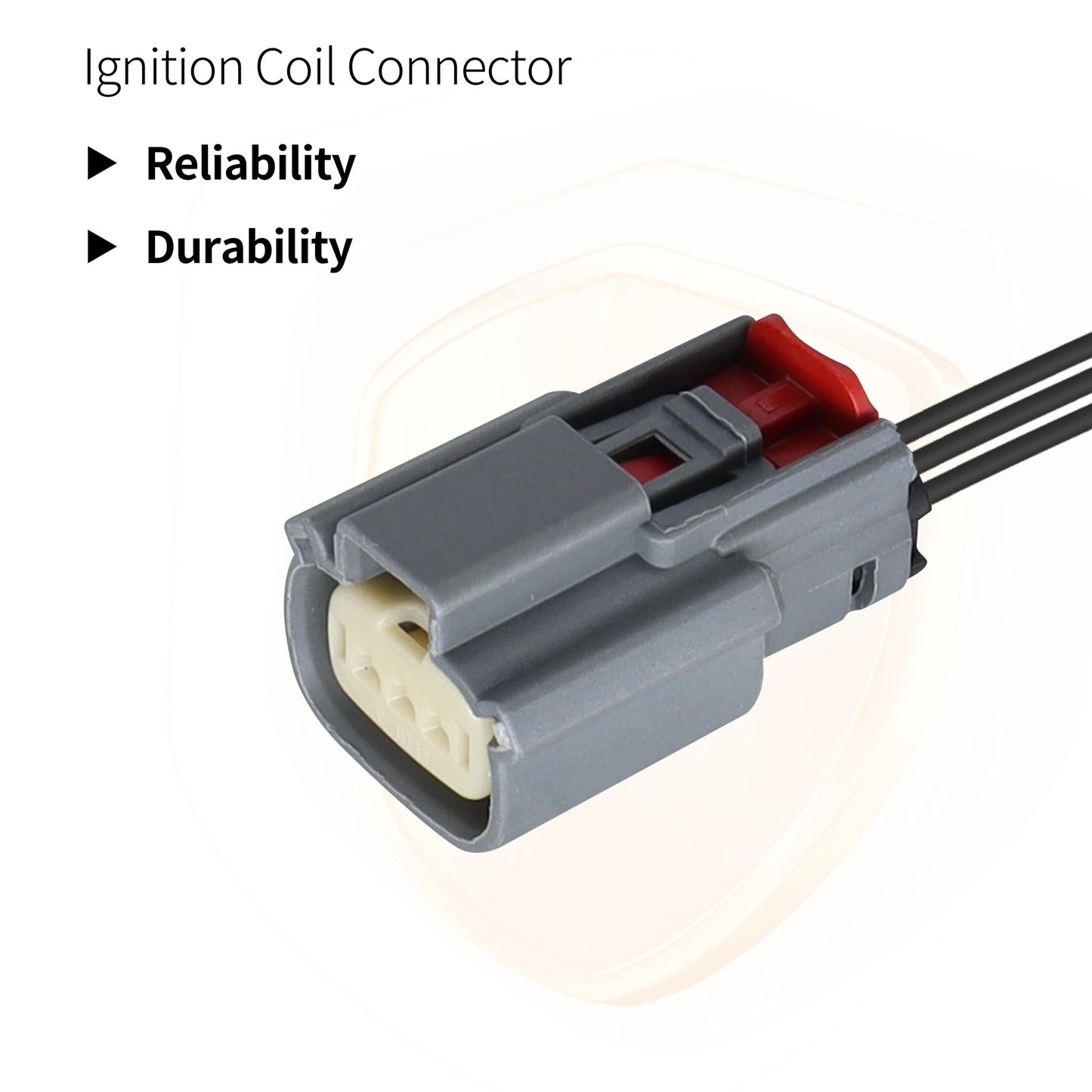 HiSport Ignition Coil Harness Connector WPT1284 Compatible with Ford F-150 2011-2014,Replacement for Ford Explorer F-150 Flex Lincoln MKT Navigator 3.5 V6 Engine Repalce CU2Z-14S411-AFA 2PCS