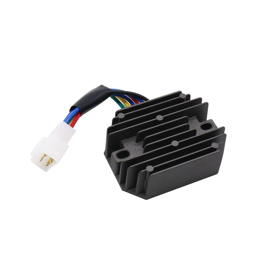 HiSport 15531-64603 Voltage Regulator Rectifier 12V - Compatible with Kubota Grasshopper Kokusan Denki Yanmar ZD18 ZD21 ZD25 718D 721D 1822D 721G RTV500 - Replace 15351-64601
