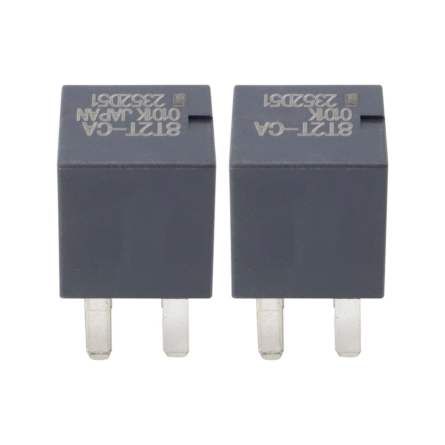 HiSport Relay T2T-CA 8T2T-0101K-CA 12VDC 20A 4PIN Automotive Plug-in Type Relay Compatible with Ford, Lincoln, 2PCS