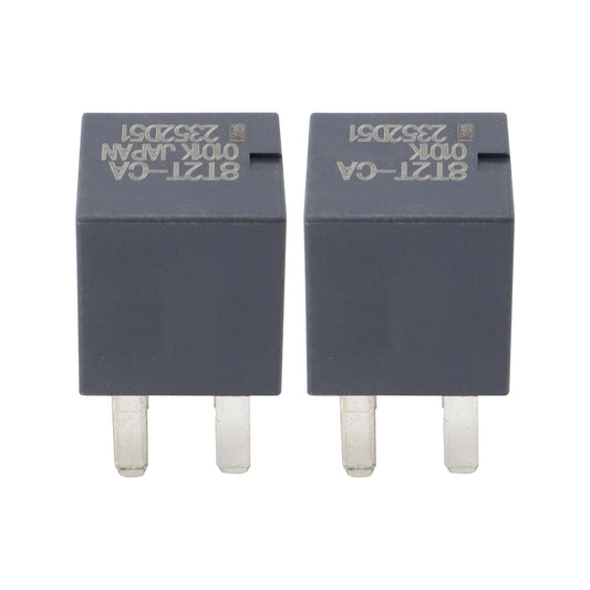 HiSport Relay T2T-CA 8T2T-0101K-CA 12VDC 20A 4PIN Automotive Plug-in Type Relay Compatible with Ford, Lincoln, 2PCS