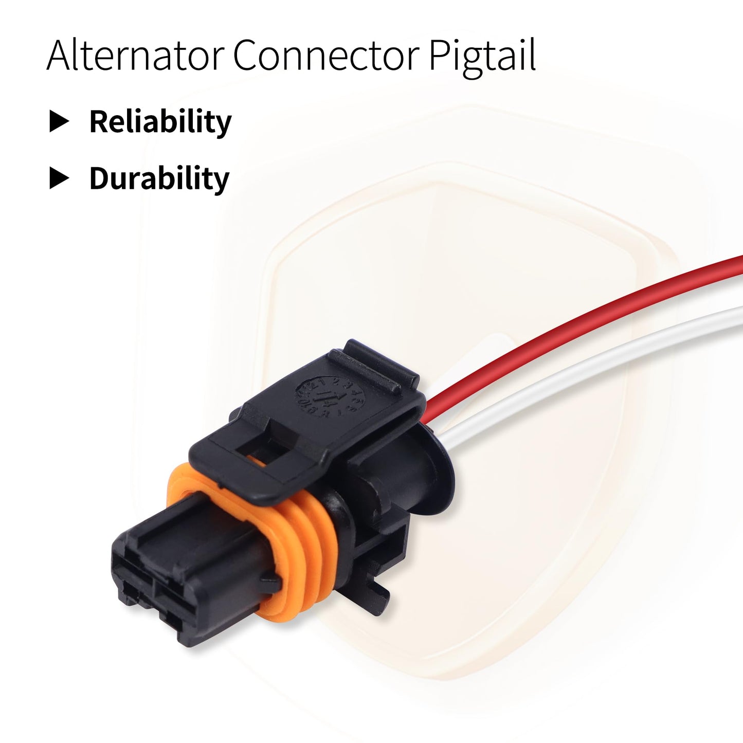 HiSport Alternator Connector Pigtail 25877026 Compatible With Cadillac Chevy GMC Hummer