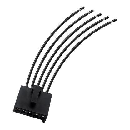 HiSport WPT1285, 645-512 Blower Motor Resistor Connector Wire Harness Pigtail AC Fan Blower 5 Wire Assembly Compatible with Ford Fusion 2010-2015, Lincoln MKZ Mercury Milan