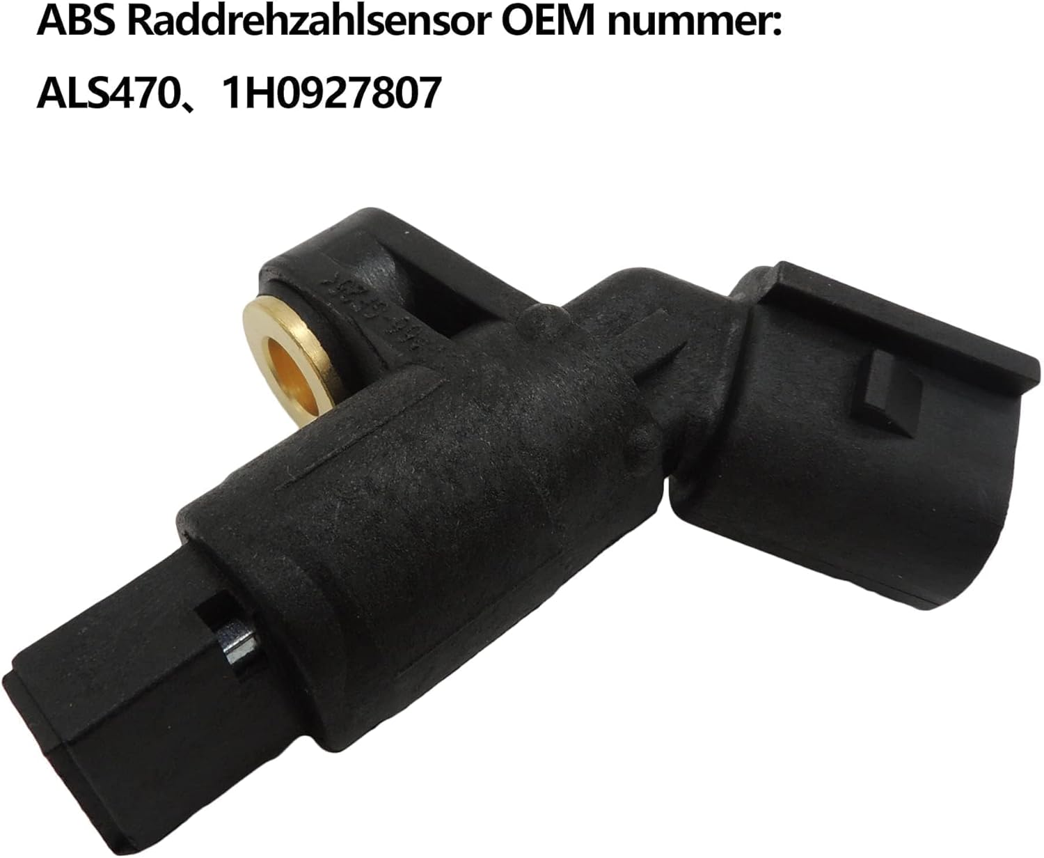 HISports ABS Raddrehzahlsensor vorne Links 1H0927807 Kompatibel mit TT/Seat/Beetle Cabrio Corrado, Kompatibel mi Derby Passat Ersetzen 1H0927808