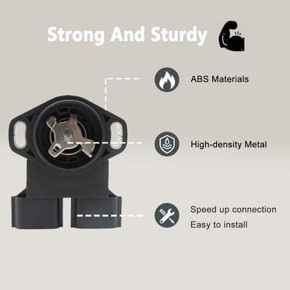 HiSport Throttle Position Sensor TPS Compatible with Infiniti QX4 1997-2000, Nissan Frontier 1999-2004, Pathfinder 1996-2000, Xterra 2000-2004 Replace 22620-4P210 22620-4P202 226204P210