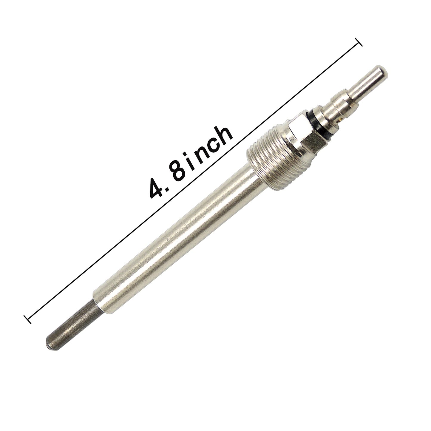 HiSport Diesel Glow Plugs Set 4C3Z-12A342-AA 8Pcs - Compatible with 2004-2010 Ford Pickup Van Excursion 6.0L Powerstroke - Replaces ZD-13