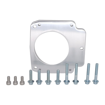 HiSport LS Throttle Body Adapter 551513 - LS1 3-Bolt intake manifold LS3 4 Bolt Throttle Body - Compatible with 92mm throttle body 4 bolt