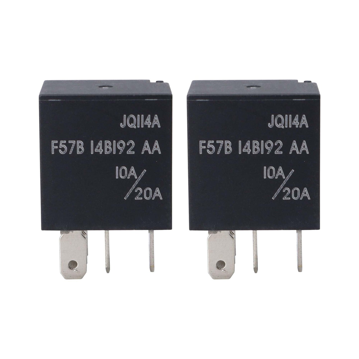 HiSport Relay F57B14B192AA RY612 19290 10A/20A 12VDC 5Pins Automotive A/C Clutch Relay Compatible with Ford, Toyota, Cadillac, 2PCS