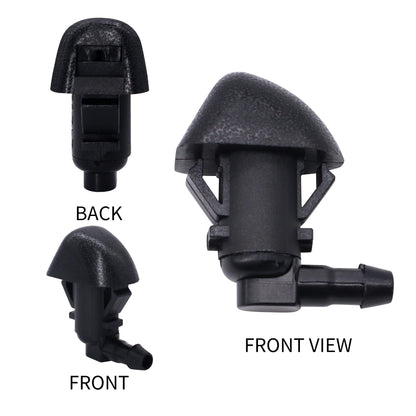 HiSport 76810-SZA-A01ZA Windshield Sprinkler Wiper Nozzle - Compatible with Honda Pilot 2009 2010 2011 2012 2013 2014 2015 - (Two Side)