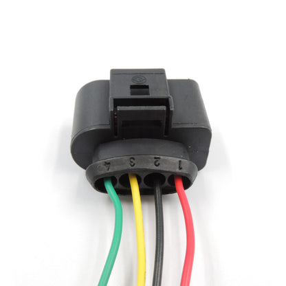 HiSport 4Pcs Ignition Coil Female Connector Plug Harness Pigtail - 1J0973704 Compatible with Audi VW Jetta Passat